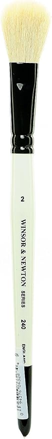 Winsor & Newton Series 240 Goat Hair Short Wash #2 Handle Brush