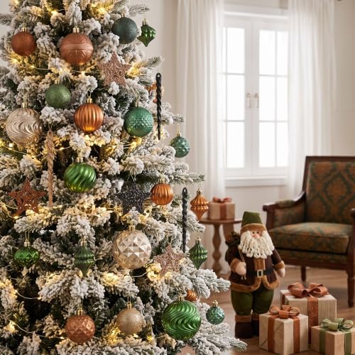 Valery Madelyn 100ct Christmas Tree Decorations Ball Ornaments Set