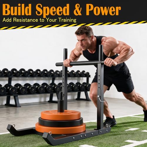 GanFindX Workout Weight Sled for Speed & Athletic Strength Training