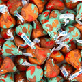 56 Pcs Fall Candy Milk Chocolate Kisses Autumn Mix (9 oz)