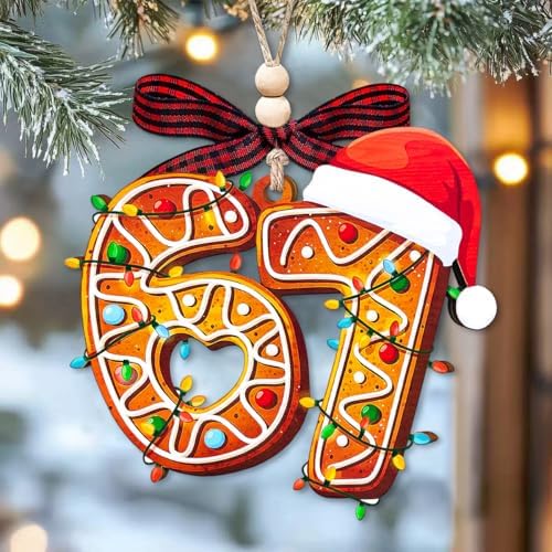 67 Ornament, 6 7 Christmas Ornaments 2026, Funny Ornament for Kids, 67 Gift