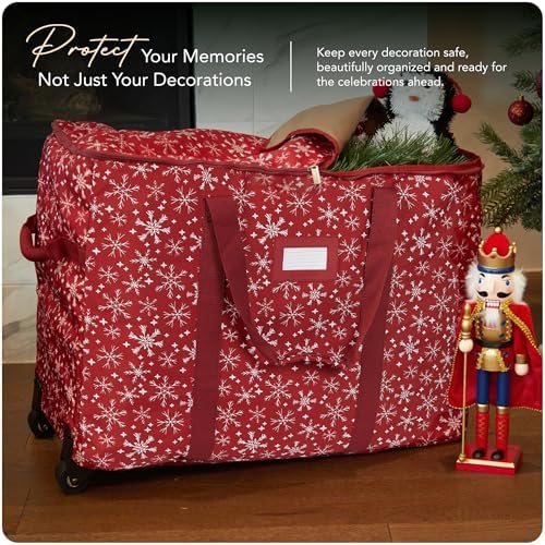 Covermates Rolling Treasurekeeper Storage Bag, 19.25" L x 13" W x 12.5" H