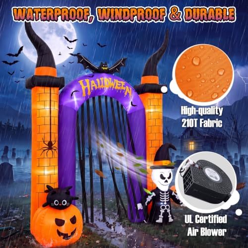 12.5FT Giant Halloween Inflatable Archway Outdoor Decoration