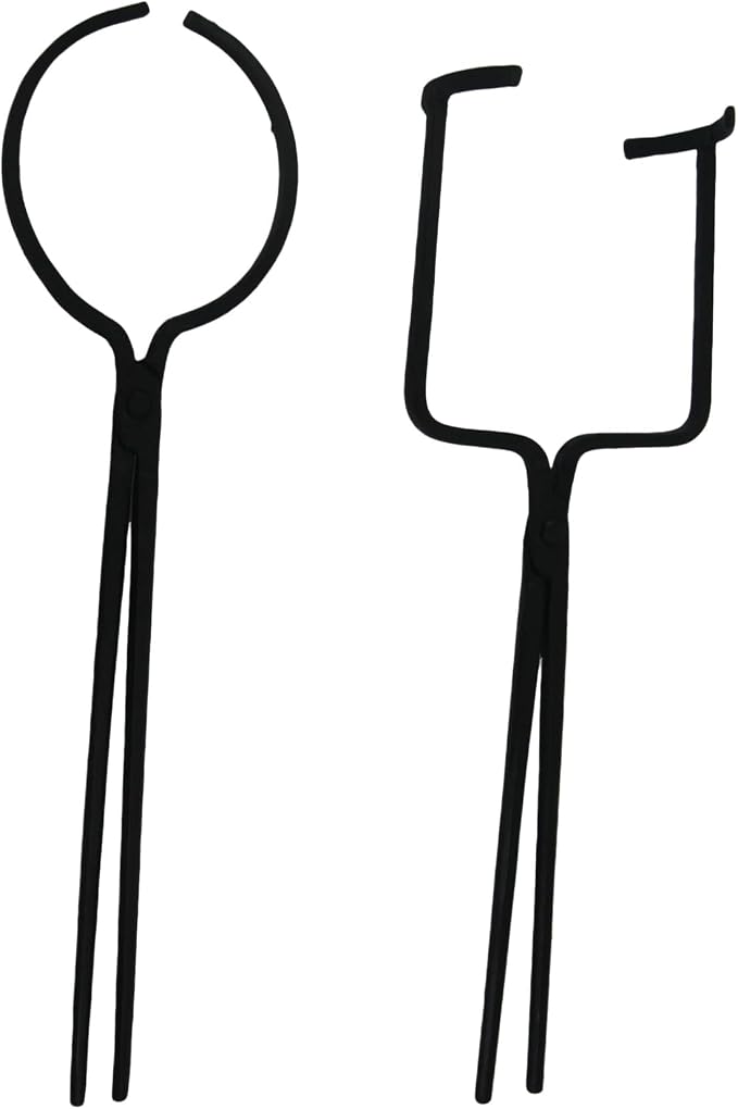 25KG Crucible Tongs for Melting Metal, Foundry Casting Tools Crucibles Pouring and Lifting Tongs Set - Jaw of 6.7inches, Length of 25 inches