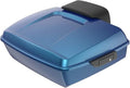 Advanblack Road Glide Tour Trunk Pack Daytona Blue Chopped Tour Trunk Pack Backrest Pad for '97-'25 Harley Touring Road King Street Glide Electra Glide CVO models