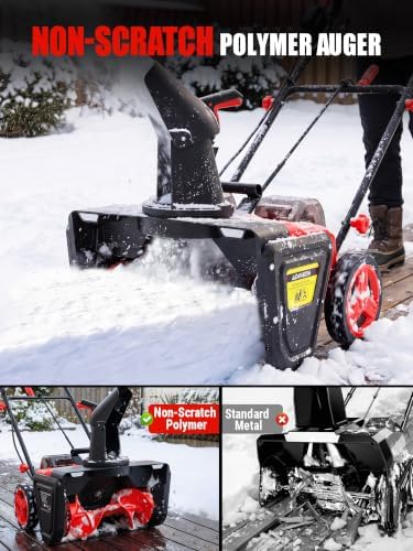 Cordless Snow Blower Compatible with Milwaukee M18 Battery (Tool Only)