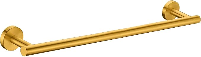 24 Inches Brushed Gold Towel Bar Bathroom Hardware 304 Stainless Steel Wall Mounted Kitchen Towel Holder Cloths Hanger