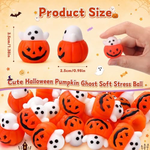 Thenshop 20 Pcs Halloween Pumpkin Ghost Trick or Treat Party Favors
