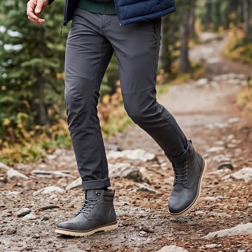 Vostey Men's Hiking Boots Waterproof Casual Chukka Boots for Men