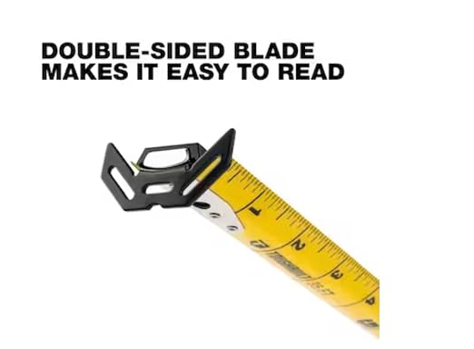 ToughBuilt - 35 Ft. ProBlade Tape Measure, Blade Control, TB-H2-T-12235 | 1.25 In. Double-Sided Blade, Magnetic Hook, 11 Ft. Standout, Blade Control, Professional Accuracy