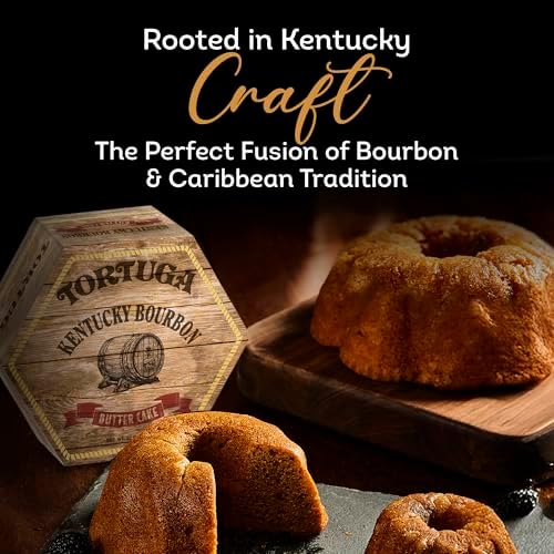 TORTUGA Kentucky Bourbon Butter Cake - 16oz Cake - 4 Pack - The Perfect Premium Gourmet Gift for Stocking Stuffers, Gift Baskets, and Christmas Gifts - Great Cakes for Delivery