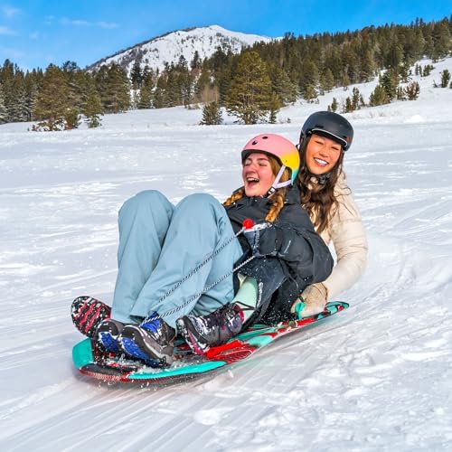 Premium SNO Storm Recreational Winter Foam Snow Sled 2PK