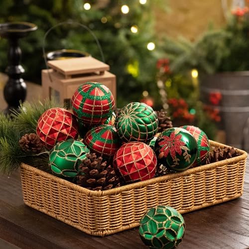 Valery Madelyn 16ct Christmas Tree Decorations Ball Ornaments 3.15 Inches