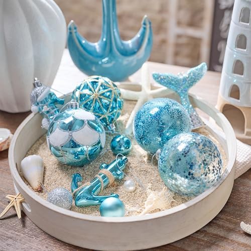 Valery Madelyn 60ct Christmas Ball Ornaments Tree Decorations Set