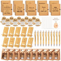 120 PCS/20 Sets Teacher Employee Appreciation Gifts Bulk – Thank You Gifts for Coworkers with Kraft Paper Gift Bags,Greeting Card,Inspirational Notebooks,Phone Stand,Team Gift for Staff, Nurse, Office