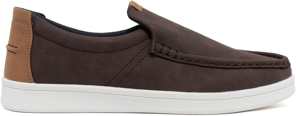 Nautica Men's Slip-On Loafers Casual Moc Toe Sneakers Boat Shoes Slipper for Men – Lightweight & Comfortable - Derwin