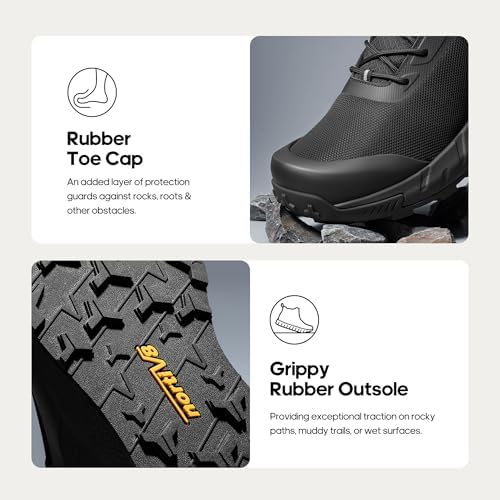 NORTIV 8 Men's Waterproof Military Tactical Work Boots