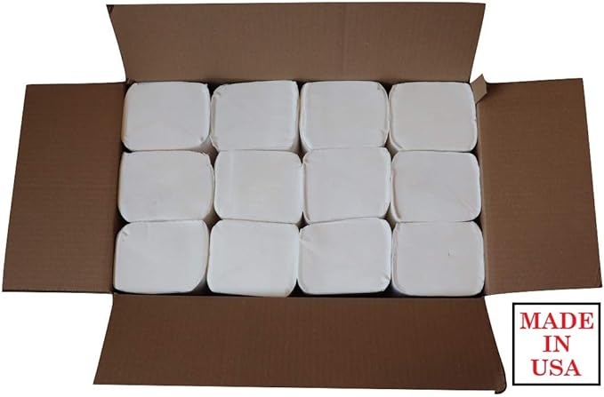 Interfold Bathroom Tissue - Toilet Tissue (Shabbos Tissue) Bulk Toilet Paper - 24 PackagesCase (NOTE: These are not rolls, but packs of cut toilet tissue) Control Hygienic Bath Tissue