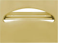 Stardrix Stainless Steel Toilet Seat Cover Dispenser, Wall Mount Single or 1/2 Fold Large Capacity Toilet Seat Covers Holder for Commercial and Residential, Brushed Gold