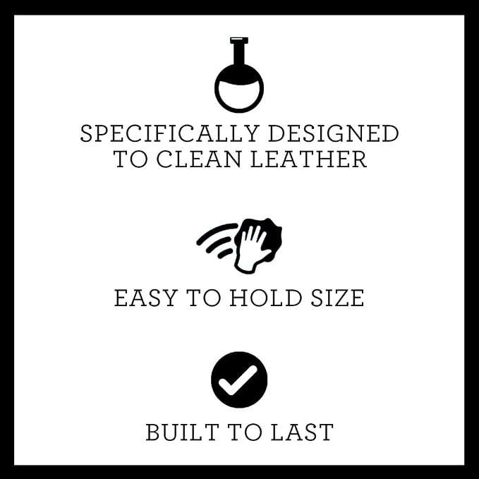 TriNova Leather Brush for Cleaning Upholstery, Cleaner car Interior, Furniture, Couch, Sofa, Boots, Shoes, Premium Quality- 50 Count