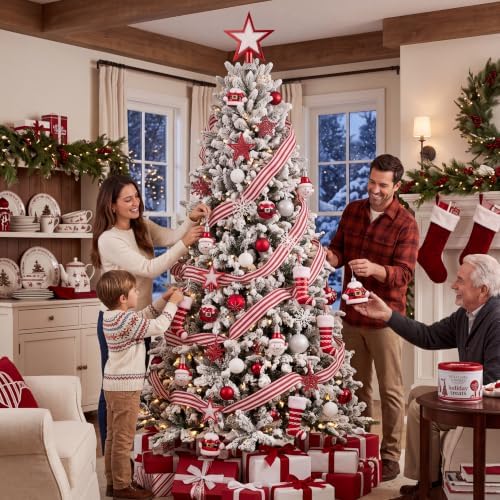 Valery Madelyn 70ct Christmas Ball Ornaments Tree Decorations Set