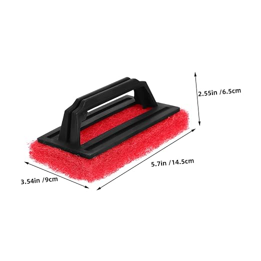 Mobestech 24pcs Ink Removal Cleaning Brush Handheld Scrub Pads for Screen Cleaning Multifunctional Scrub Brush Ergonomic Handle Compact Design for Easy Storage