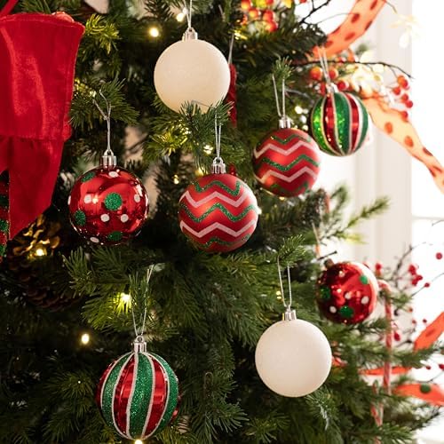 Valery Madelyn 35ct Christmas Ball Ornaments Tree Decorations 2.36 Inch