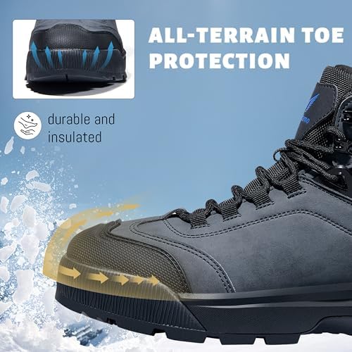 Wondamo Men's Insulated Winter Snow Boots