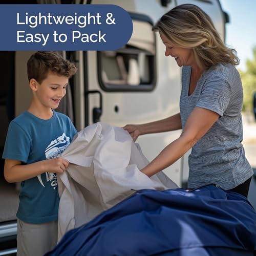 Short Queen Size 4 Piece Bed Sheet Set - RV Short Queen Sheets - Light Grey