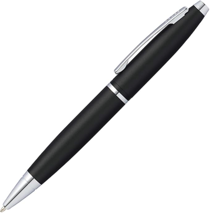 Cross Calais Matte Black Ballpoint Pen - High-End Pen for Everyday Use - Professional Desk Essential - Smooth Writing - Durable Construction - Black Ink - Gift Box Included