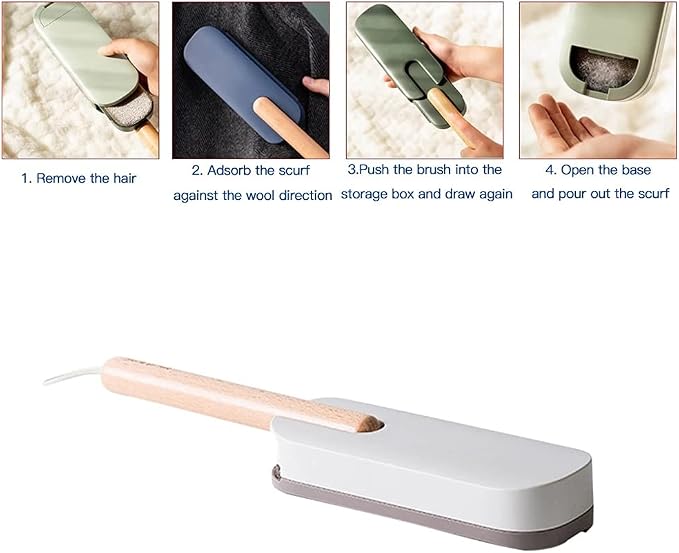 Electrostatic Lint Remover Handheld Hair Removal Brush Household Bedroom Clean Dust Reusable Sofa Clothes Self-Cleaning Sticking
