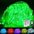 Nazuwke 66Ft LED Rope Lights Outdoor, String Lights Plug in with Remotes