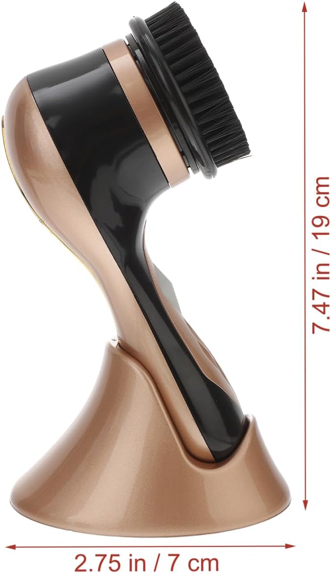 SOLUSTRE Electric Shoe Shine Kit - Mini Portable Handheld Shoe Cleaner with Brush & Polisher for Leather Bag Sofa