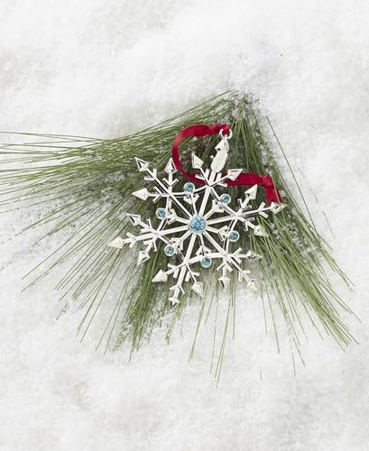 Lenox 2026 Snow Majesty Silverplate Ornament