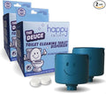 Happy Toilet Cleaner Original Deuce - Toilet Bowl Tablet Holder for Kohler & Canister Flush Systems - Easy Install Toilet Tablet Holder Auto Toilet Cleaning System Tank Caddy - Made in USA (2PK)