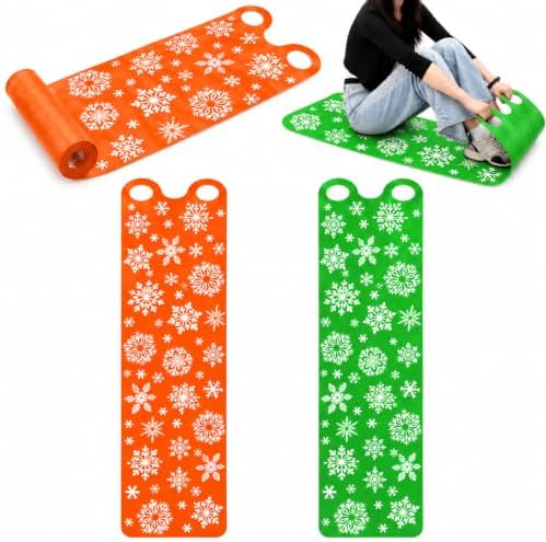 Leyndo 54" Snow Sled for Adults Roll up Mat