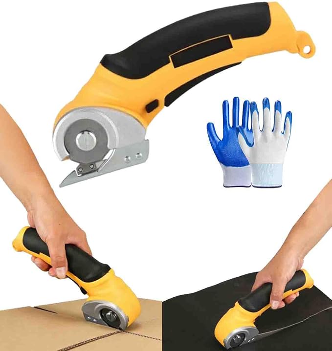Tactical Electric Scissors - 2026 Cordless Rechargeable Cutting Tool, Heavy Duty Power Scissors for Fabric, Cardboard, Carpet, Plastic & Leather, Ergonomic Precision Electric Cutter (1PCS)
