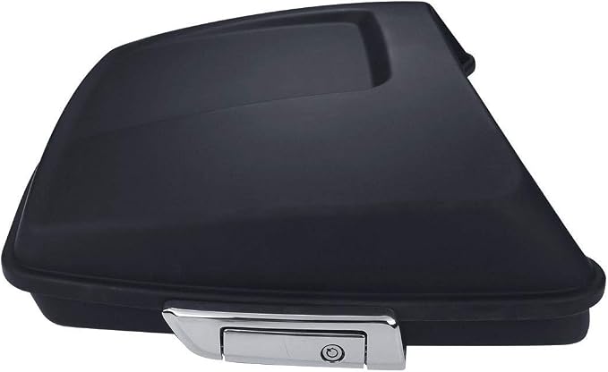 TCMT Matt Black 5.5" Razor Motorcycle Trunk Box Fits For Harley 2014-2025 Touring CVO Road King Road Glide Street Glide Electra Glide Pack