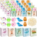 25 Sets Positive Gifts Animal Birthday Party Favors with Support Boxes