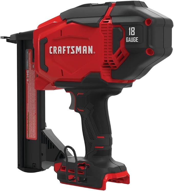 CRAFTSMAN V20 Narrow Crown Stapler, Cordless, 18 Gauge, Tool Only (CMCN618NB)