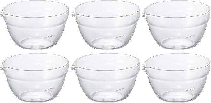 HARIO KB-20-BK KB-20-BK Single Mouth Bowl, Made in Japan, Heat Resistant Glass, 6.8 fl oz (200 ml), Clear