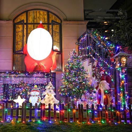 JMEXSUSS 150 LED Multicolor Christmas Tree Lights Indoor Outdoor Waterproof
