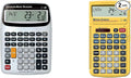 Calculated Industries 44080 Construction Master Pro-Desktop Advanced Construction Math Feet-Inch-Fraction Calculator & 4019 Material Estimator Calculator,Yellow