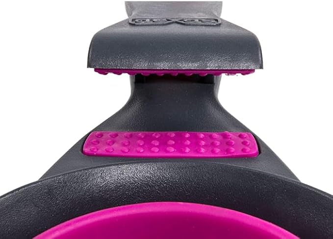 Dexas Popware for Pets Collapsible Klip Scoop, 3-in-1 Pet Food Scoop, Measuring Cup and Bag Clip, 2 Cup Capacity, Fuchsia
