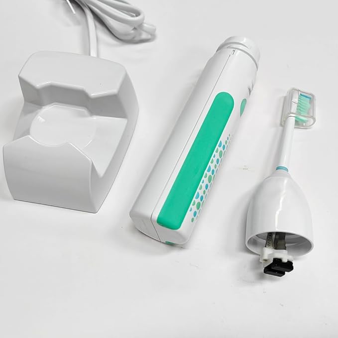 Replacement Electric Toothbrush for Philip Elite HX5620 HX5910 HX5810 HX5610 HX5630 HX5611 Toothbrush Handle & HX5100 Charger & Brush Head (Blue)(White-Blue)