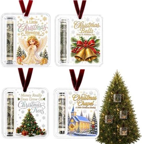 14Pcs Christmas Money Holders for Cash, Cash Gift Holder Ornament