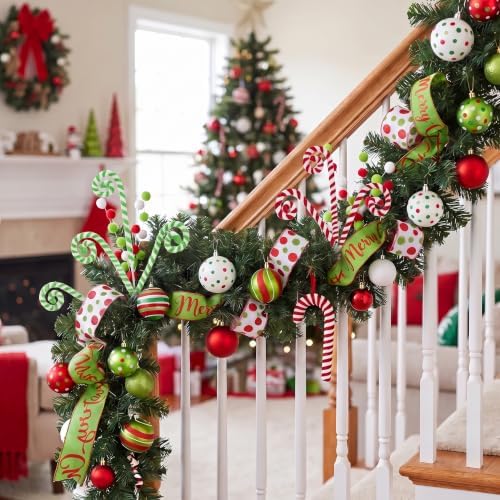 88 Pcs Christmas Tree Ball Ornaments Set, Red Green White