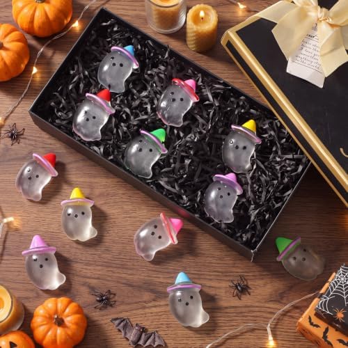 Thenshop 24 Pcs Halloween Clear Ghost Balls 6 Style Halloween Party Favors