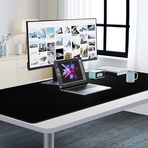Cacoy 63" x 24" Giant Mouse Pad, Oversized Gaming Computer Mouse Mat, Black