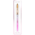 Kiara Sky Kolinsky Acrylic Nail Brush #20 – Pure Kolinsky Sable Hair, Pink Crystal Handle, Acetone Resistant, for Acrylic Application, Extensions & 3D Nail Art